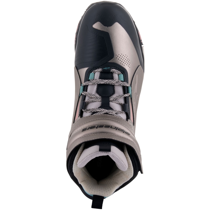 Boty na motorku Alpinestars Speedstreet béžovo-korálovo-černo-modré