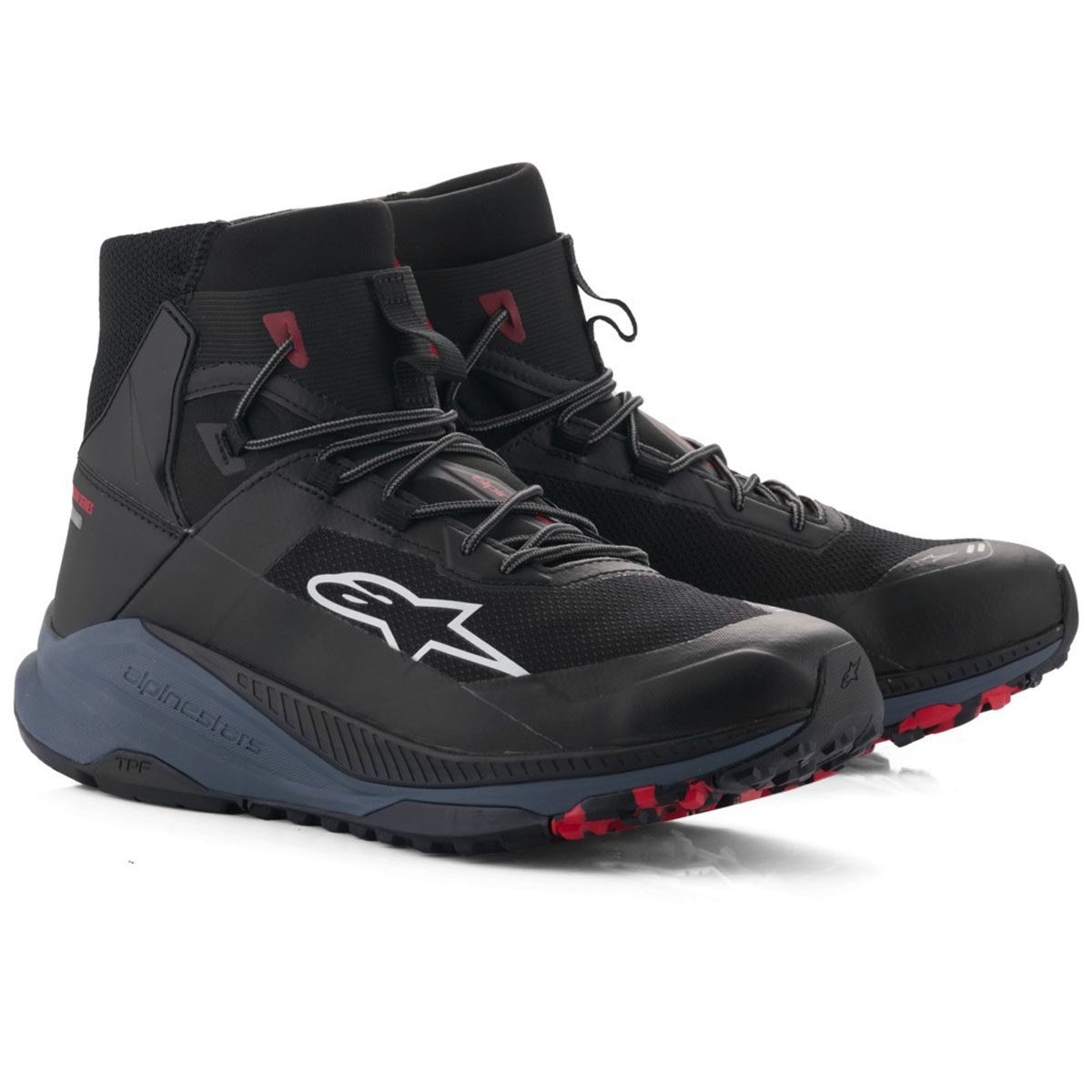 Boty na motorku Alpinestars Speedforce XR černo-červeno-šedé Velikost: 38