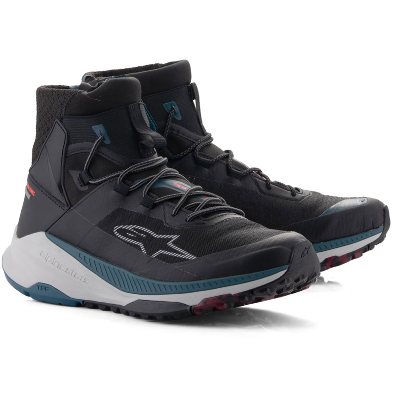 Boty na motorku Alpinestars Speedforce XR černo-modro-zeleno-šedé
