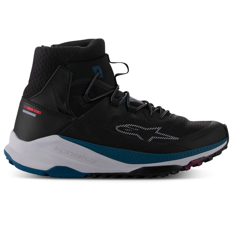 Boty na motorku Alpinestars Speedforce XR černo-modro-zeleno-šedé