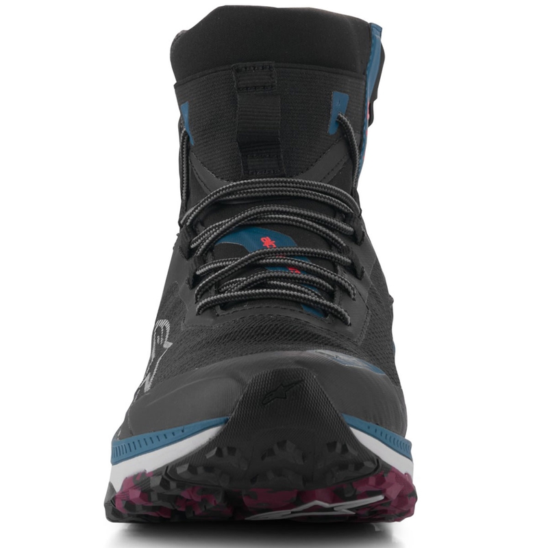 Boty na motorku Alpinestars Speedforce XR černo-modro-zeleno-šedé