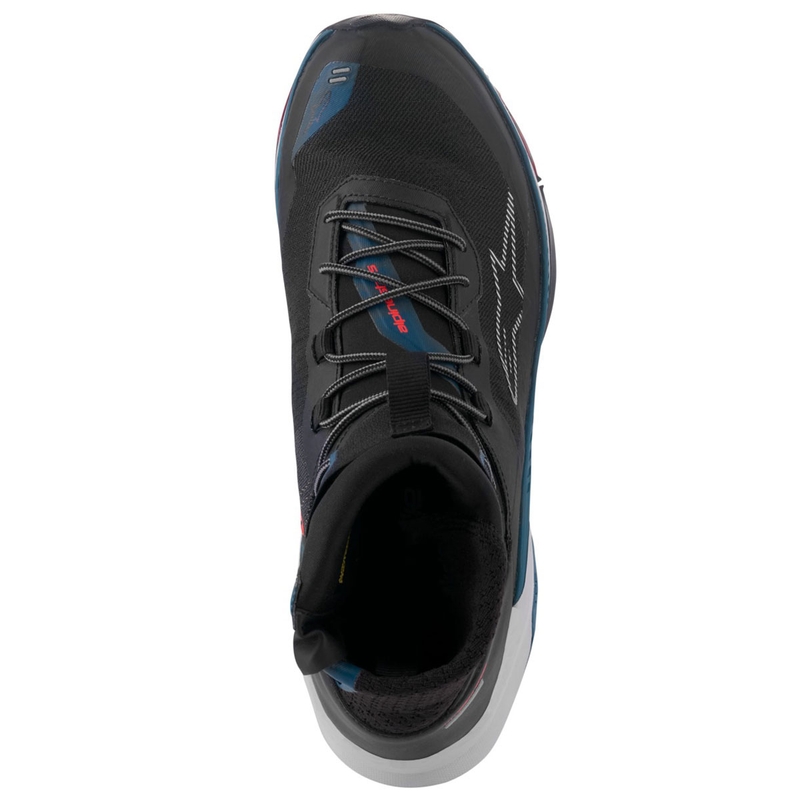 Boty na motorku Alpinestars Speedforce XR černo-modro-zeleno-šedé