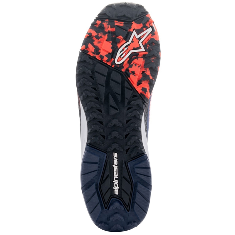 Boty na motorku Alpinestars Speedforce XR modro-černo-fluo červeno-šedé