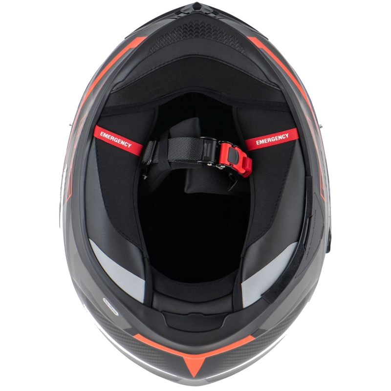 Integrální helma na motorku Scorpion EXO-520 EVO AIR TERRA černo-stříbrno-červená