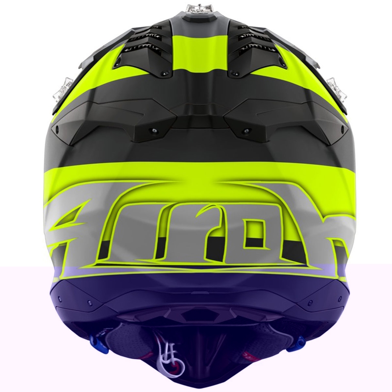 Motokrosová helma Airoh Aviator 3 Monarch matná žlutá