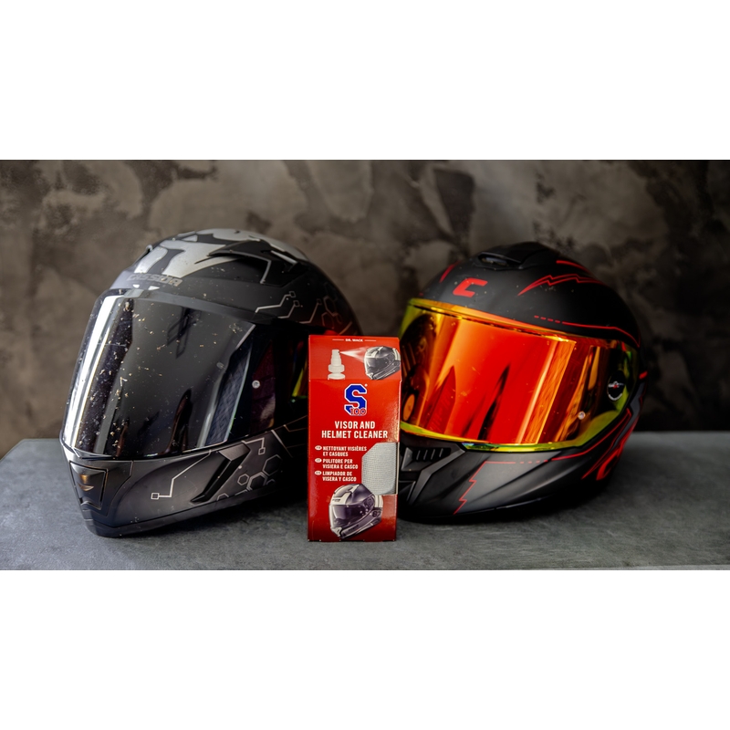 Čistič hledí S100 s mikrovláknovou utěrkou - Visor & Helmet Cleaner 100 ml