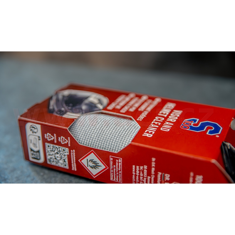 Čistič hledí S100 s mikrovláknovou utěrkou - Visor & Helmet Cleaner 100 ml