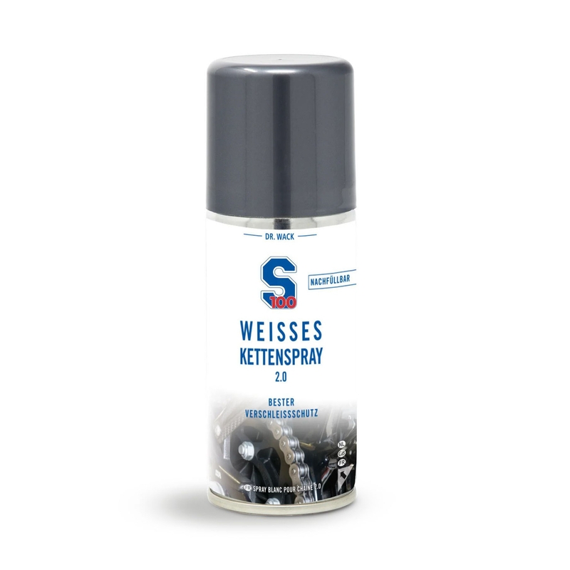 Mazivo na řetězy S100 - White Chain Spray 2.0 100 ml