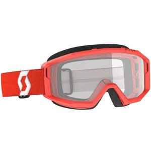 Motokrosové brýle SCOTT Primal Clear červeno-čiré