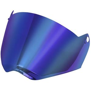 Modře iridiové plexi pro přilbu LS2 MX436