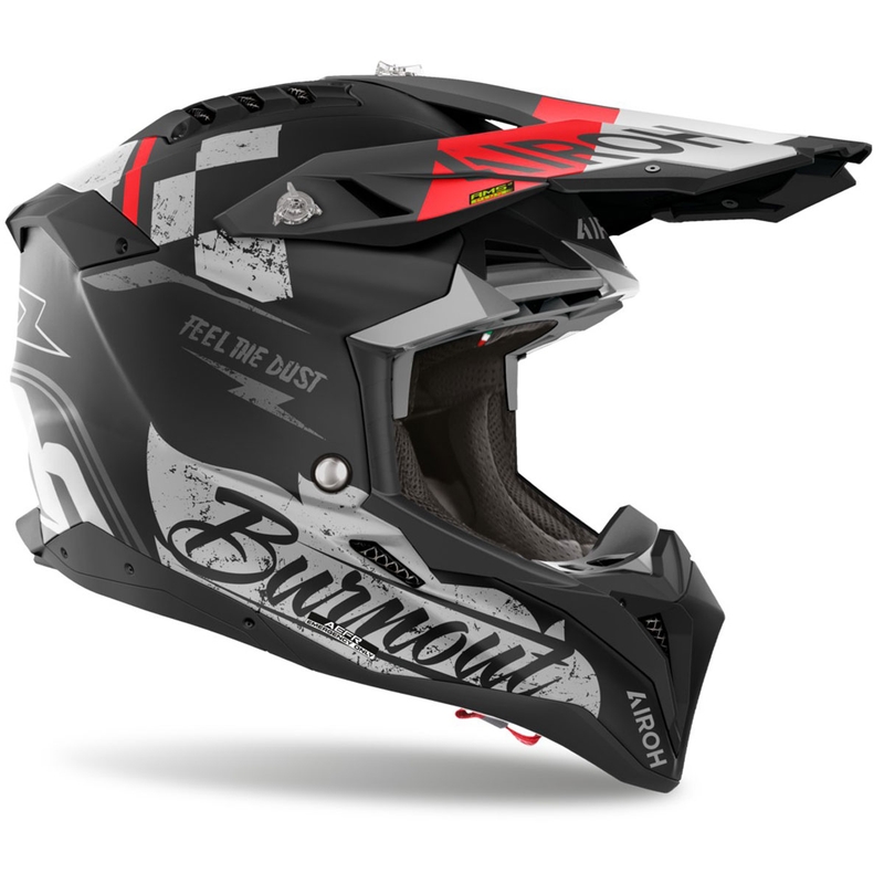 Motokrosová helma Airoh Aviator 3 Burnout černá matná