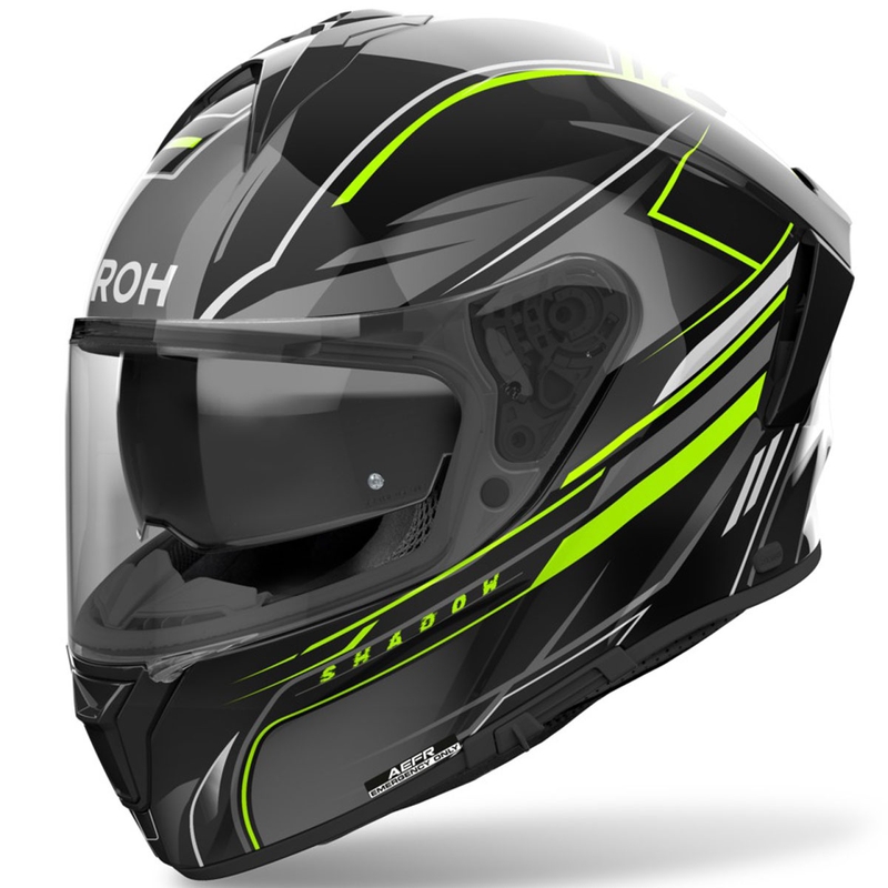 Integrální helma na motorku Airoh SPARK 2 Shadow lesklá žlutá