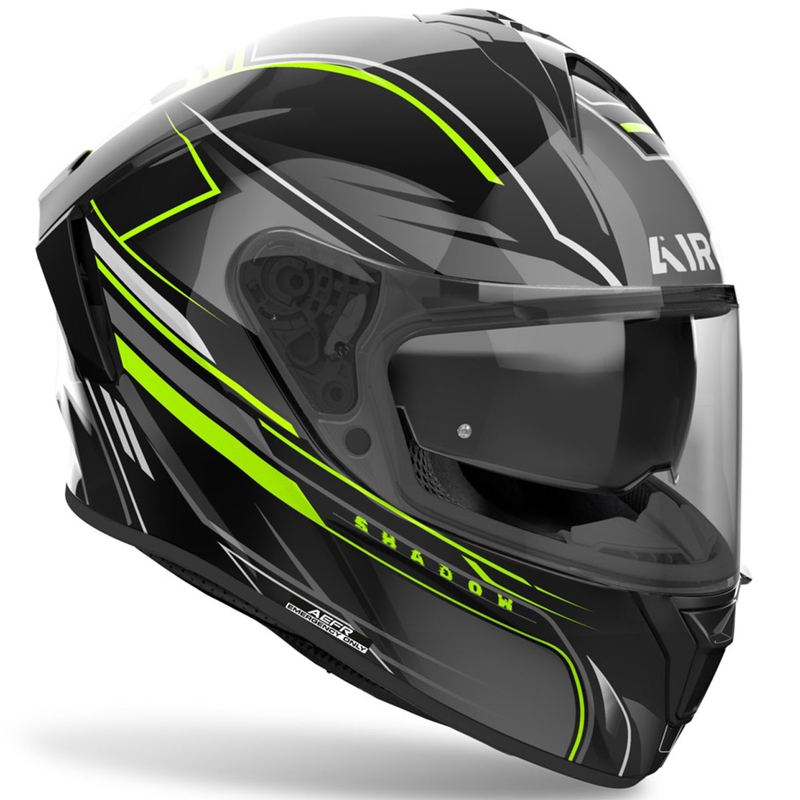 Integrální helma na motorku Airoh SPARK 2 Shadow lesklá žlutá