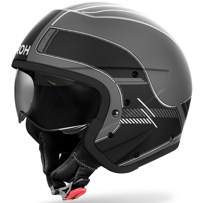 Modulární helma na motorku Airoh J110 Raster matná černá