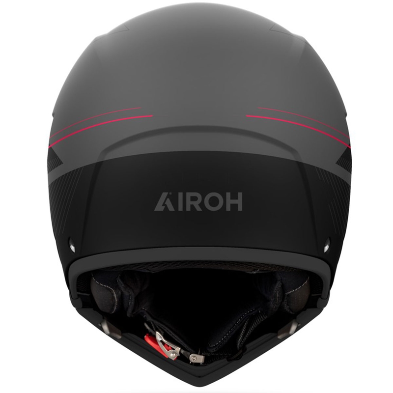 Modulární helma na motorku Airoh J110 Slim matná červená