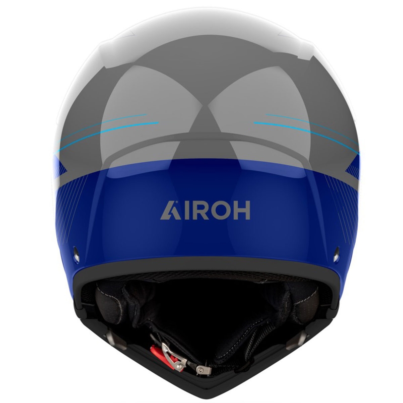 Modulární helma na motorku Airoh J110 Slim lesklá modrá