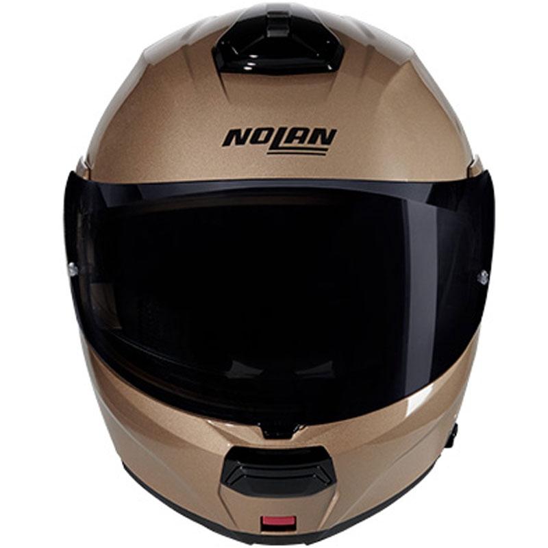 Výklopná helma na motorku Nolan N100-6 Verniciatura Speciale N-COM 341 pískovo-černá