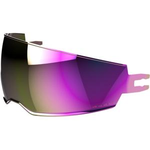 Plexi pro helmy na motorku Airoh Connor/Spark 2 stříbrně iridiové