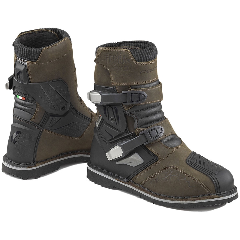 Boty na motorku Forma Terra Evo Low hnědé