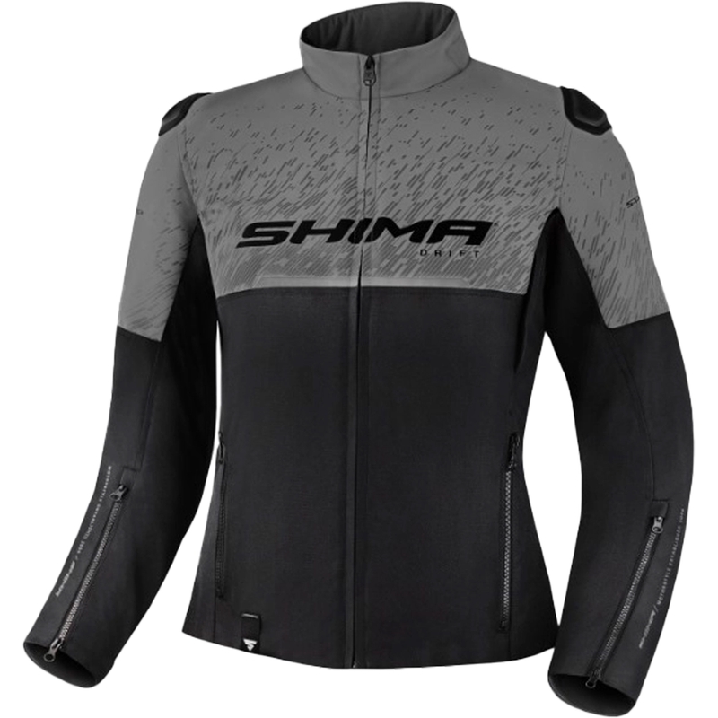 Dámská bunda na motorku Shima Drift černo-šedá