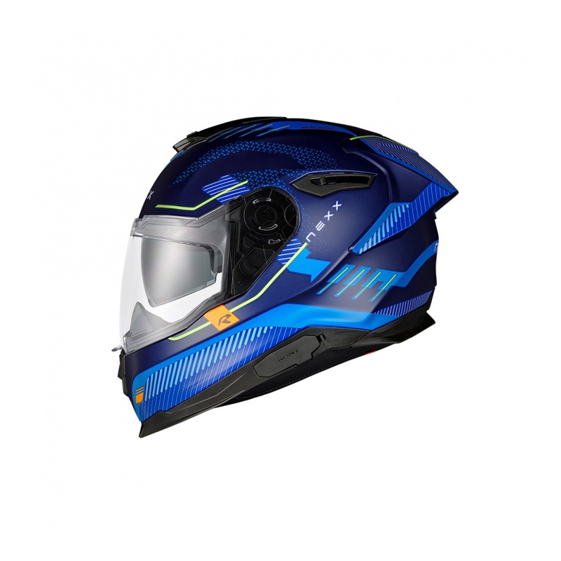 Integrální helma na motorku Nexx Y.100R Baron modrá - II. jakost