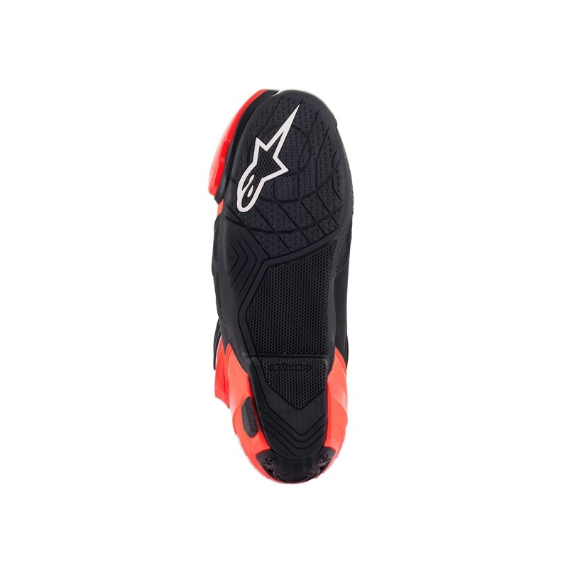 Boty na motorku Alpinestars Supertech R Vented černo-bílo-fluo červené - II. jakost