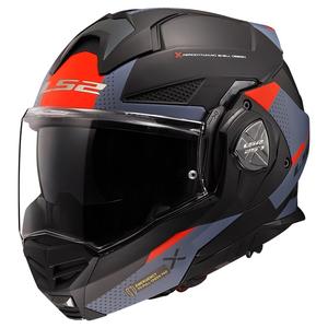 Překlápěcí přilba na motorku LS2 FF901 Advant X Oblivion černo-modro-červená - II. jakost