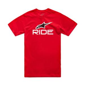 Tričko Alpinestars Ride 4.0 CSF červeno-bílo-černá - II. jakost