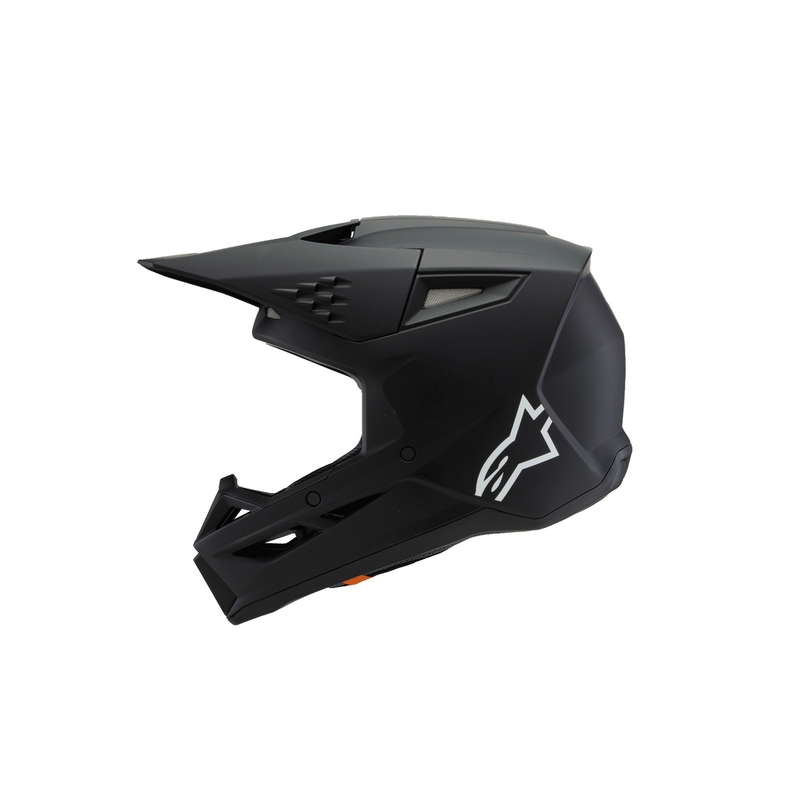 Dětská motokrosová přilba Alpinestars S-M3 Solid černá matná - II. jakost