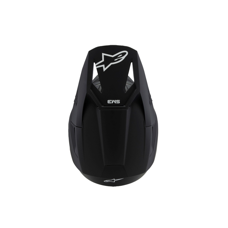 Dětská motokrosová přilba Alpinestars S-M3 Solid černá matná - II. jakost