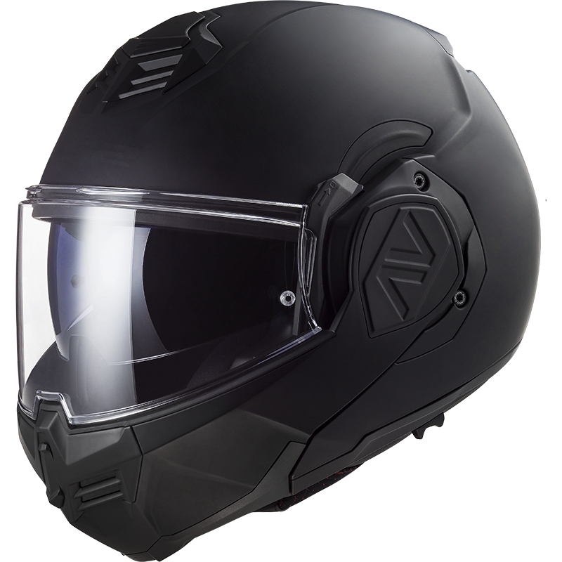 Překlápěcí přilba na motorku LS2 FF906 Advant Noir-06 černá - II. jakost