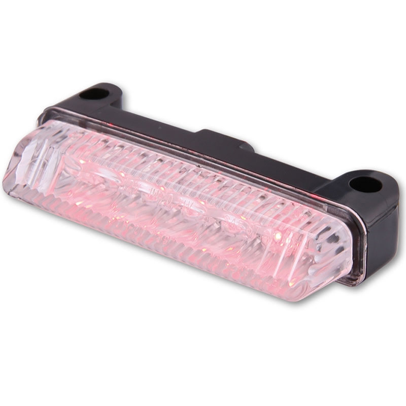 Zadní světlo na motorku Highsider Smart Mini LED černo-čiré