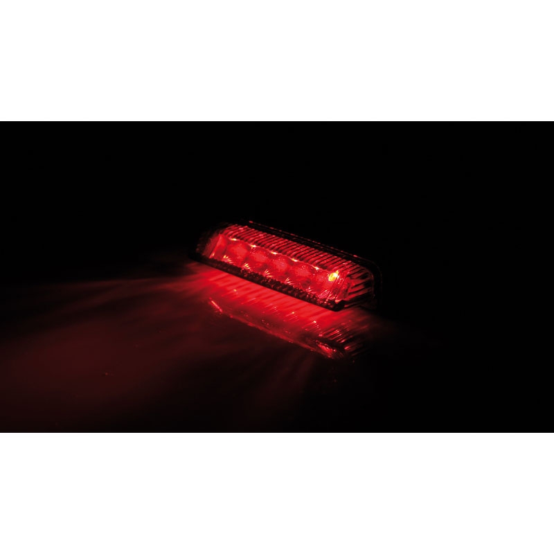 Zadní světlo na motorku Highsider Smart Mini LED černo-kouřové