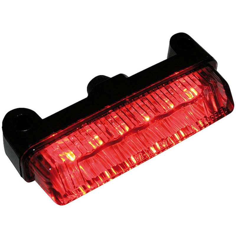 Zadní světlo na motorku Highsider Smart Mini LED černo-kouřové