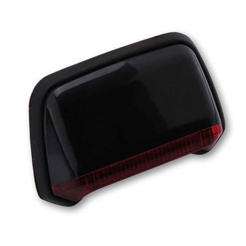 Zadní světlo na motorku Highsider Smart LED pro montáž na blatník černo-červené