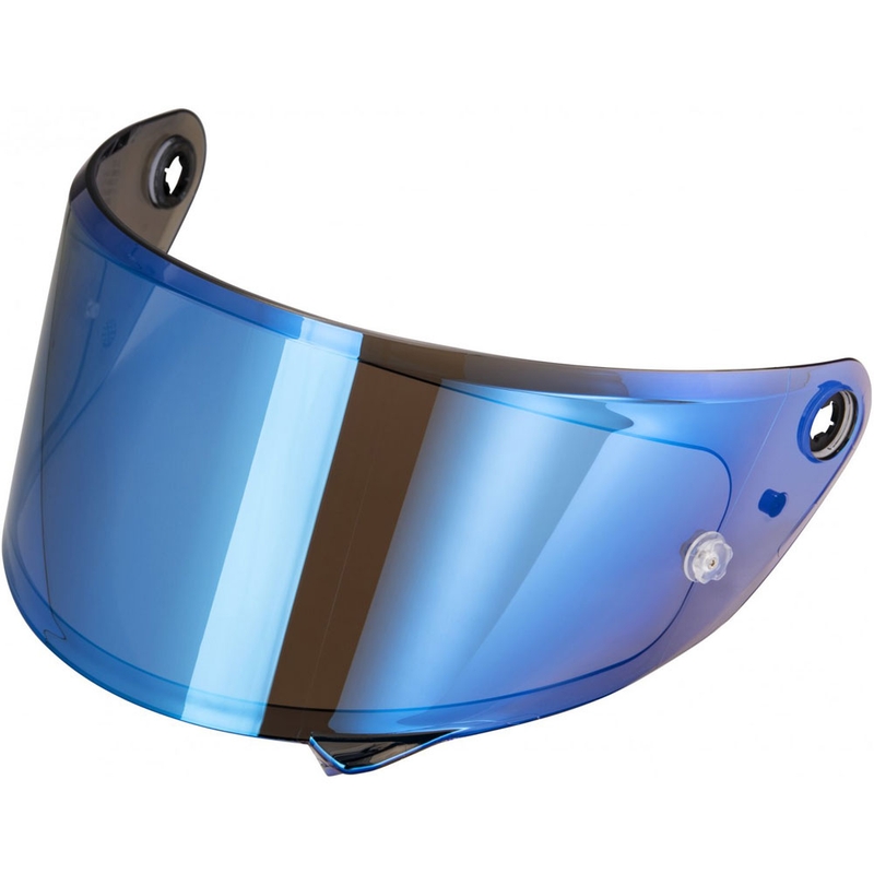 Plexi HJ-36 pro helmy na motorku HJC i100 zrcadlově modré