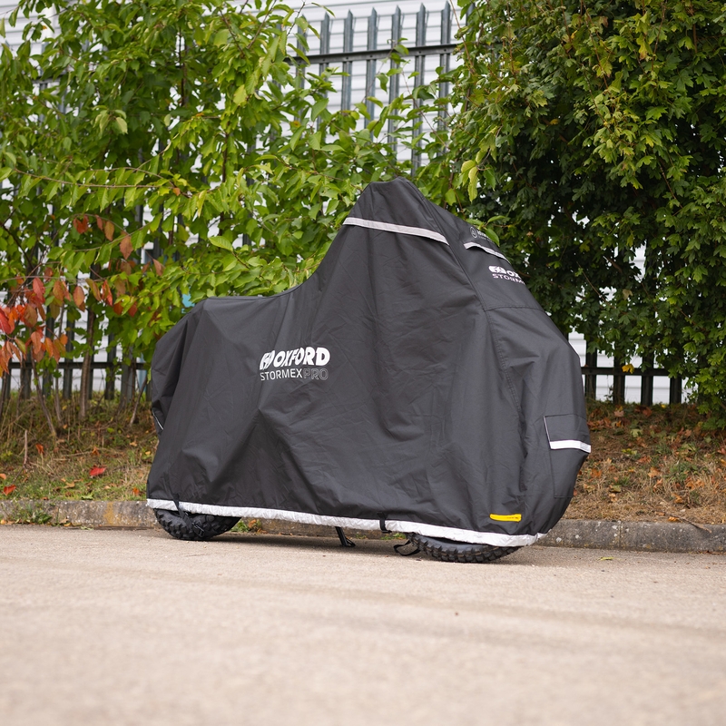 Plachta na motorku Oxford Stormex Pro černá