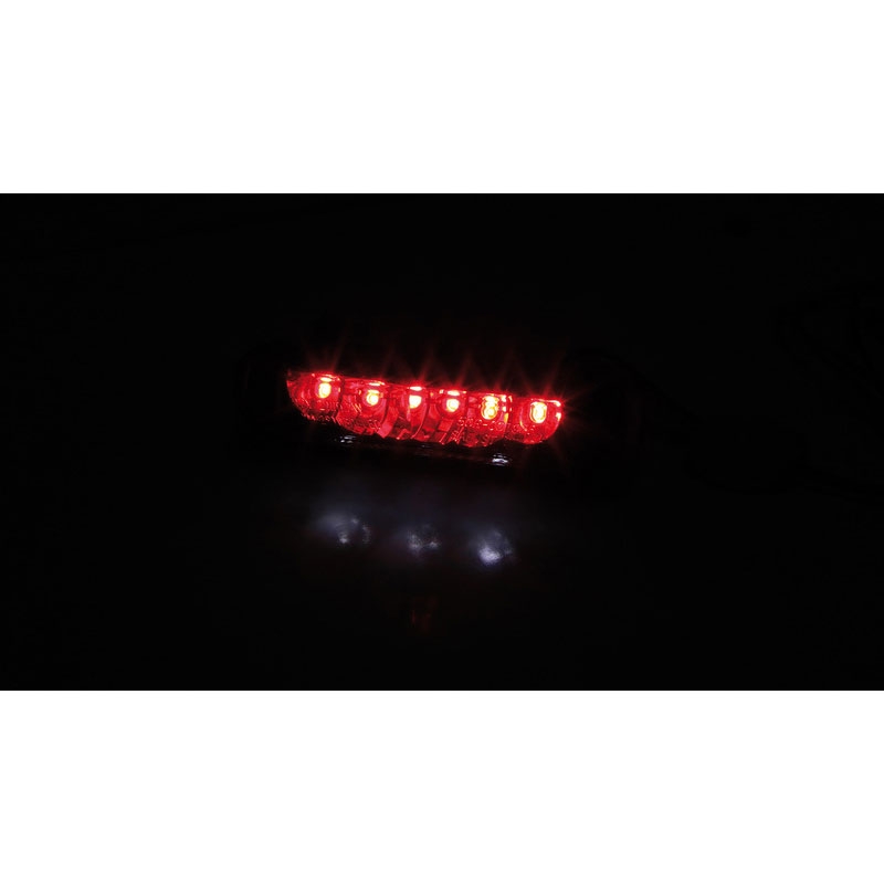 Zadní světlo na motorku Highsider Smart LED čiré