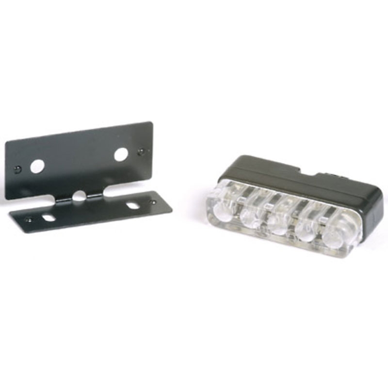 Osvětlení SPZ Highsider Smart Mini LED diody černo-čiré