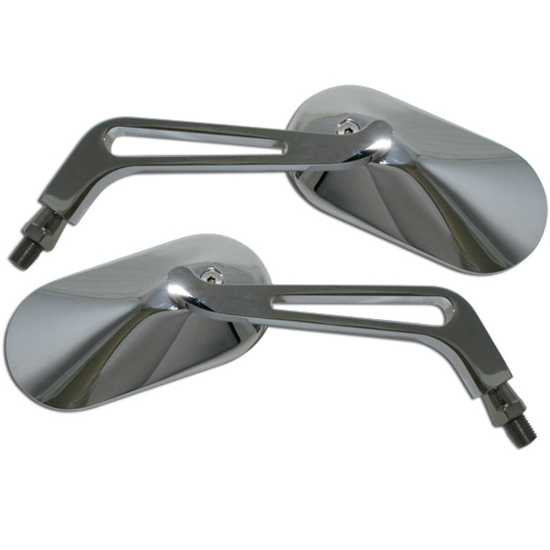 Zpětné zrcátko Highsider Smart Oval levé/pravé chromované