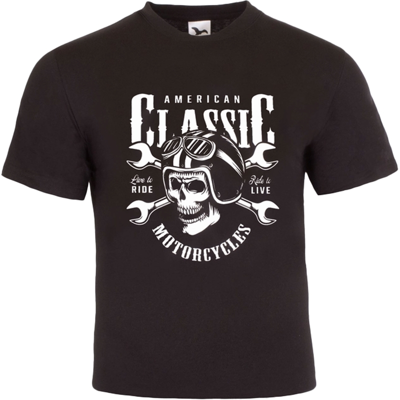 Triko RSA American Classic Motorcycles černé