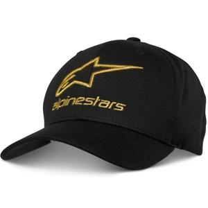 Kšiltovka Alpinestars Gild Flexback černo-zlatá