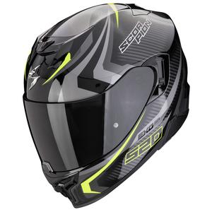 Integrální helma na motorku Scorpion EXO-520 EVO AIR TERRA černo-stříbrno-fluo žlutá