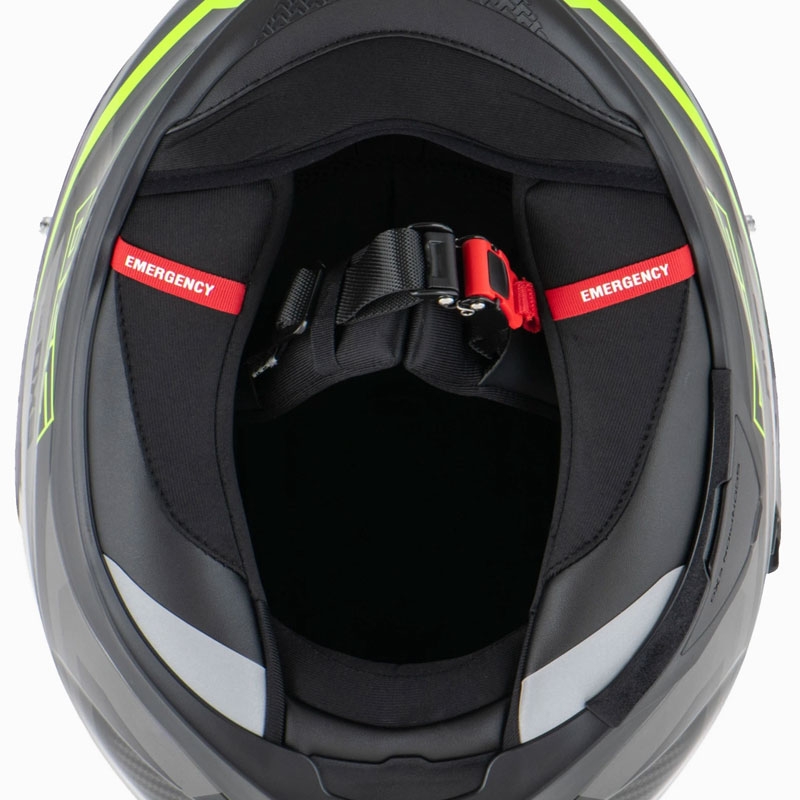 Integrální helma na motorku Scorpion EXO-520 EVO AIR TERRA černo-stříbrno-fluo žlutá