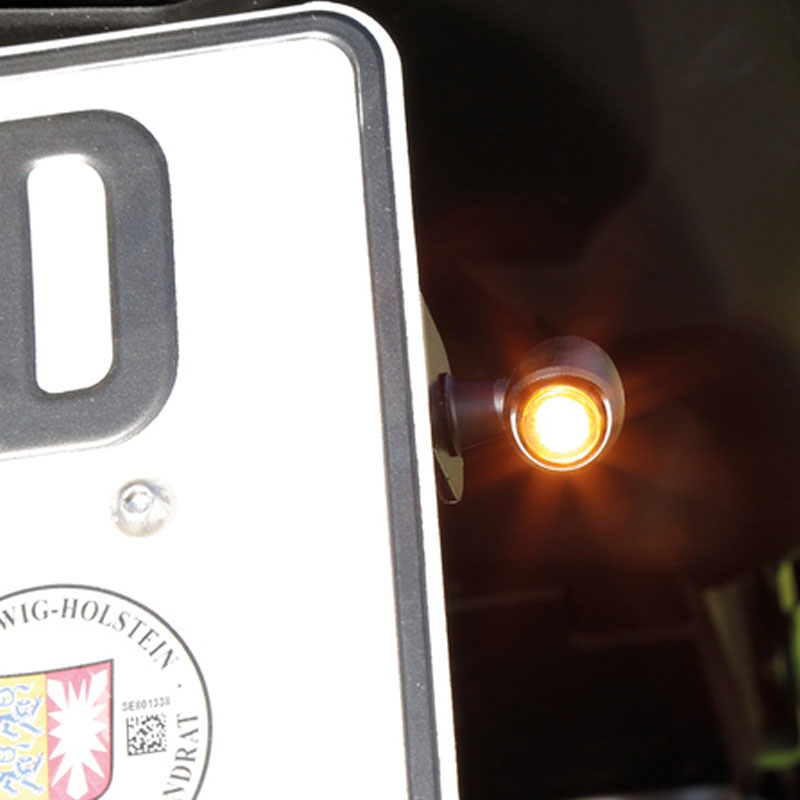 LED blinkry Highsider Nova LED Indicator matné černé 2 ks