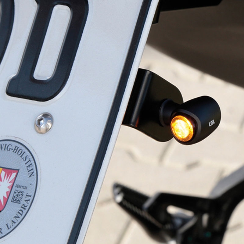 LED blinkry Highsider Nova LED Indicator matné černé 2 ks