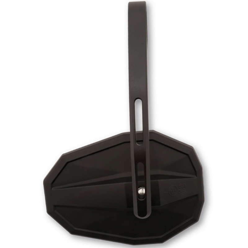 Zrcátko Highsider Smart Straight s dlouhým ramenem černé