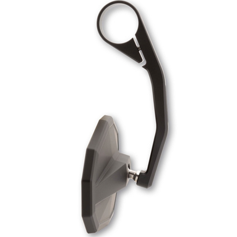 Zrcátko Highsider Smart Straight s dlouhým ramenem černé