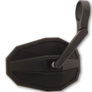 Zrcátko Highsider Smart Straight s krátkým ramenem černé