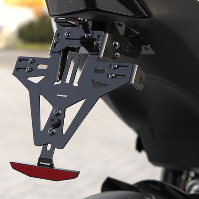 Držák SPZ včetně osvětlení Highsider Akron-RS PRO Ducati černý